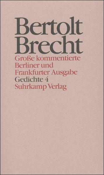 Image du produit Werke. Grosse kommentierte Berliner und Frankfurter Ausgabe. 30 Bände (in 32 Teilbänden) und ein (Allemand, Bertolt Brecht, 1993)