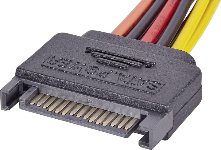 Immagine prodotto Renkforce Adattatore a Y per l'alimentazione (1x spina di alimentazione SATA a 15 pin - 2x presa di (15 cm)