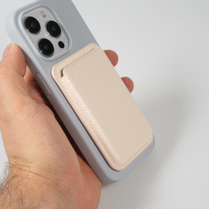 Produktbild PhoneLook MagSafe Magnetkartenhalter aus veganem Leder mit starken Magneten
