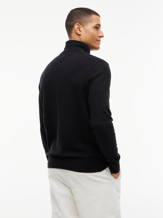 Actual product image Tommy Hilfiger Pima CTN Cashmere Pullover Roll Neck Black (XL)