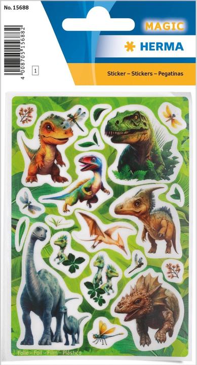 Produktbild HERMA Sticker Dinosaurier (20 Sticker)