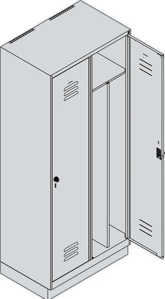 Actual product image C+P Classic PLUS locker (80 cm, 195 cm)