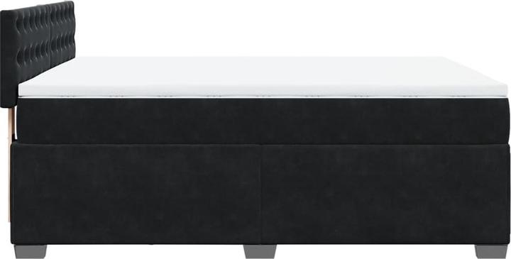Produktbild VidaXL Bo x springbett mit Matratze 160 x 200 cm Samt (160 x 200 cm)