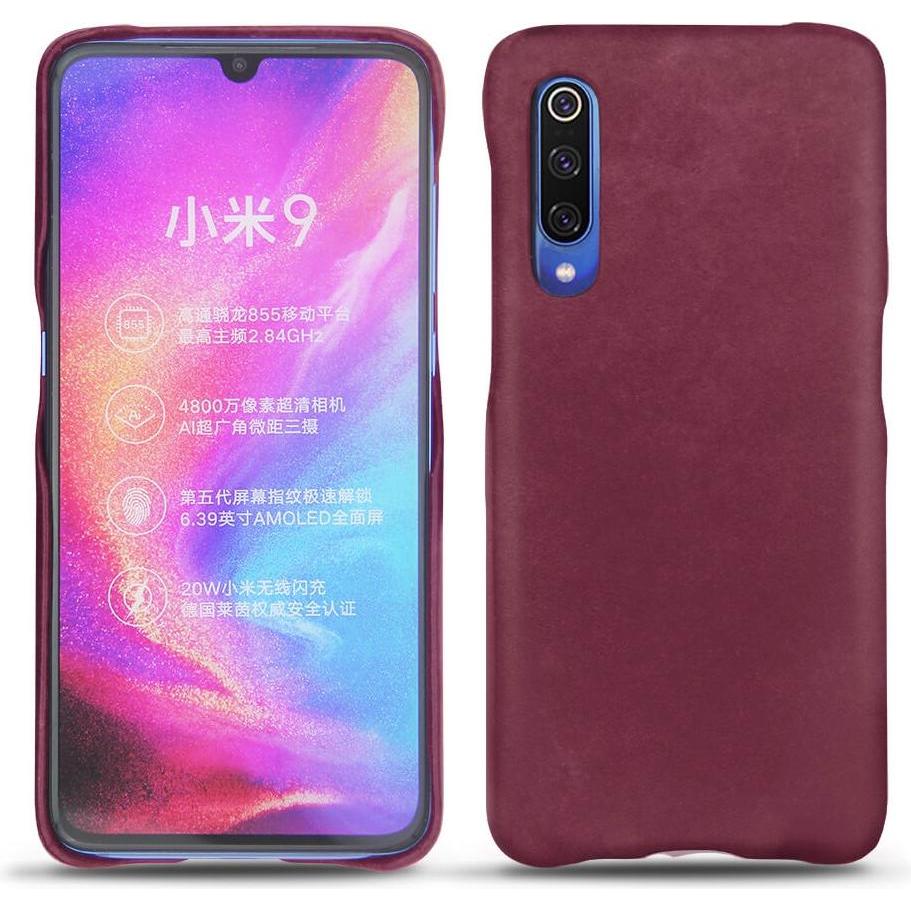 Noreve Lederschutzhülle (Xiaomi Mi 9), Smartphone Hülle, Violett