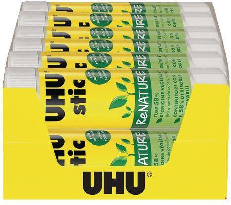 UHU Colla stick ReNATURE trasparente