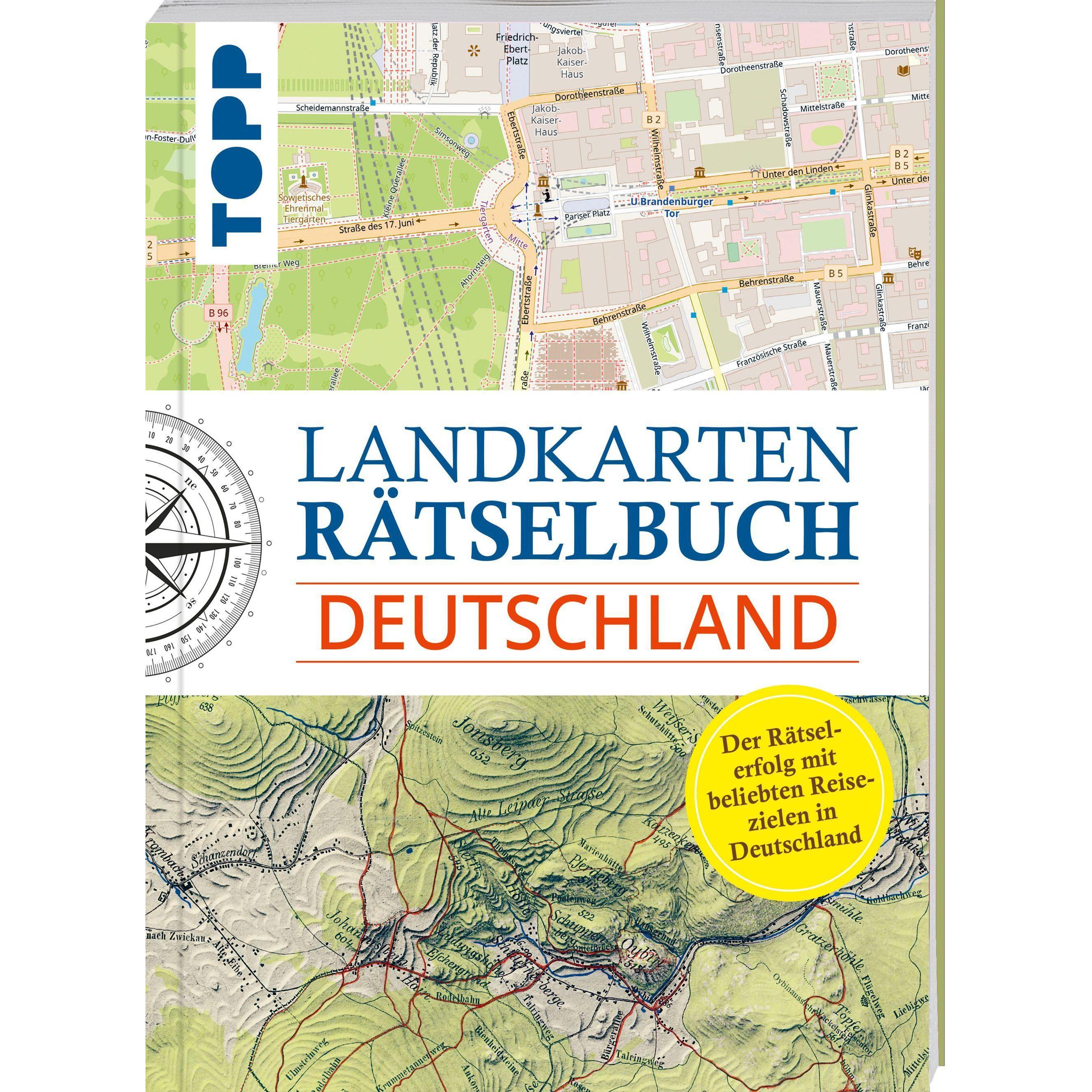 Landkarten Rätselbuch - Deutschland, Kinderbücher von Norbert Pautner