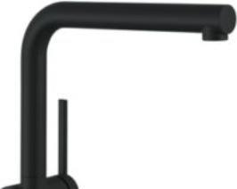 Actual product image hansgrohe Kitchen mixer with single-lever mixer Talis black 72840670