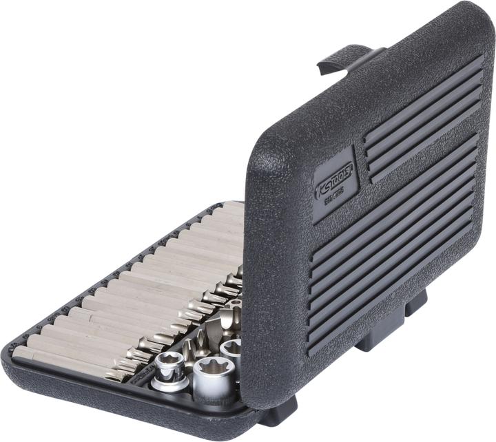 Actual product image KS Tools 1/4-1/2 TX socket and bit set. 57 pcs.