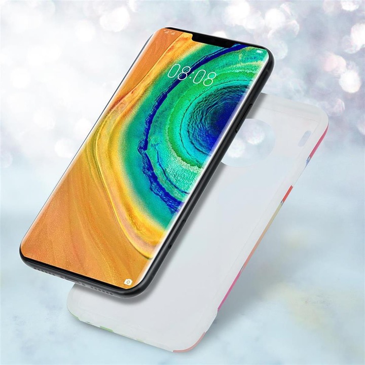 Produktbild Cadorabo IMD TPU Bunter Marmor Cover (Huawei Mate 30 Pro)