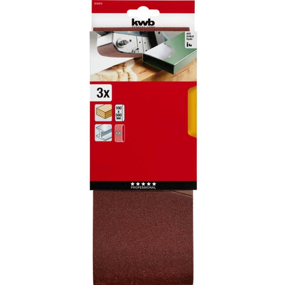 Thumbnail - kwb, Schleifmittel, Schleifband 100X560 Korn 100 (100)