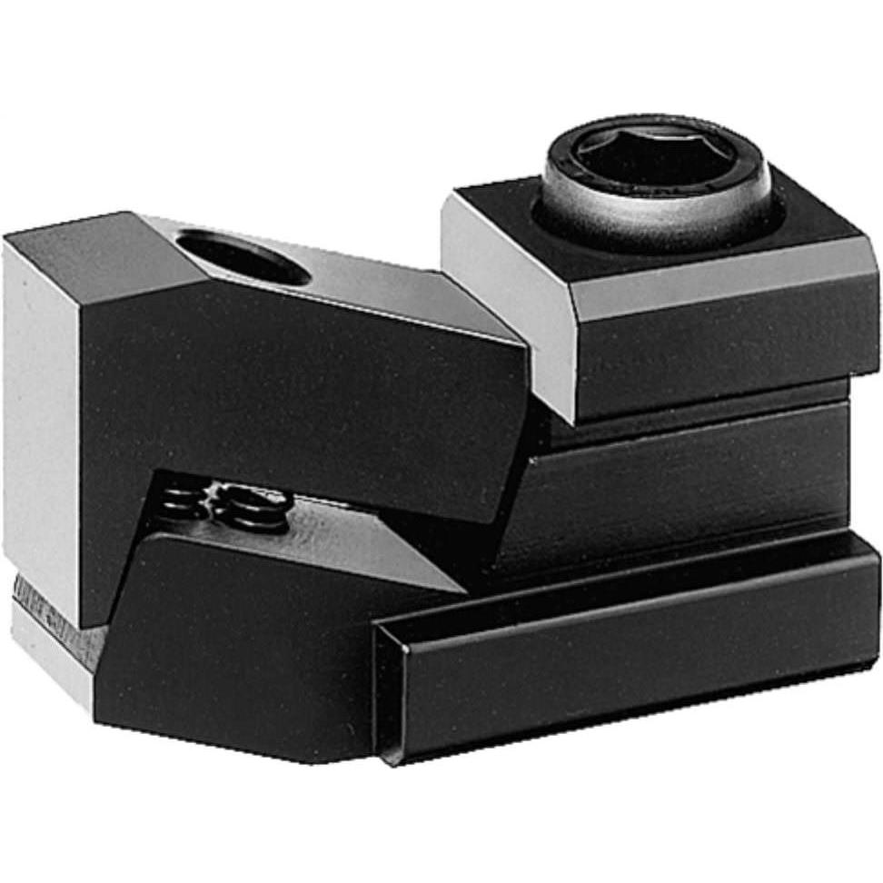 Amf, Schraubstock + Zwinge, Flachspanner Mini-Bulle fÃ¼r T-Nutenbreite 16 mm