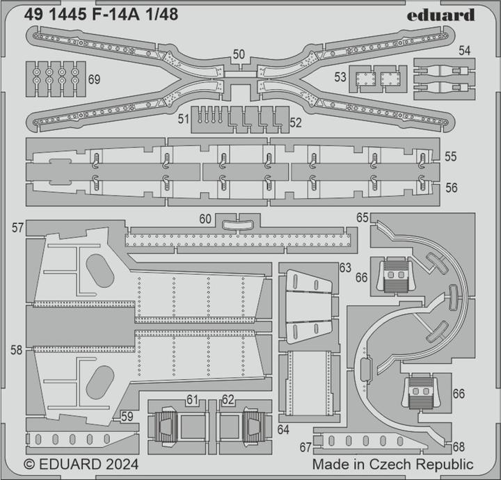 Actual product image Eduard F-14A GREAT WALL HOBBY