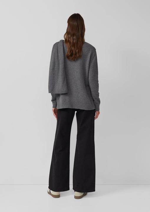 Actual product image s.Oliver Strickpullover Pullover mit fixiertem Schal (40)