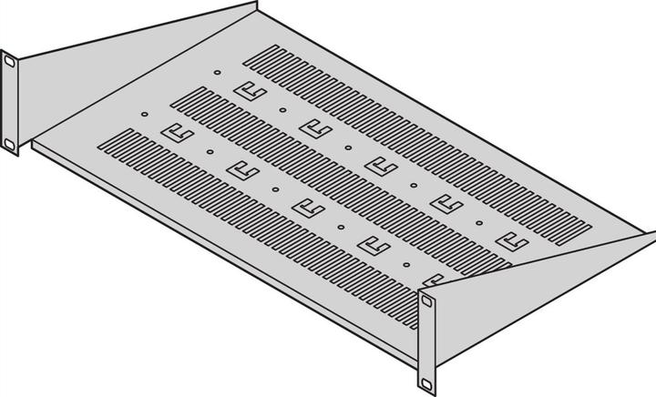 Schroff Support d'appareils 19", surface de pose 430 x 250mm, RAL7021