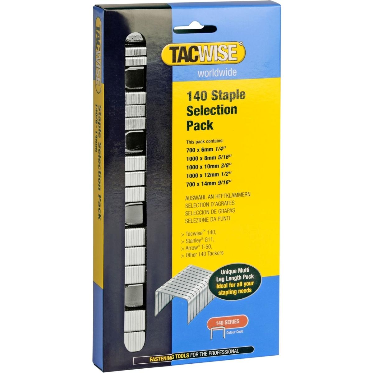 Thumbnail - Tacwise, Büroklammer, Heftklammern Multipack 140/6+8+10+12+14, verzinkt (1 x)