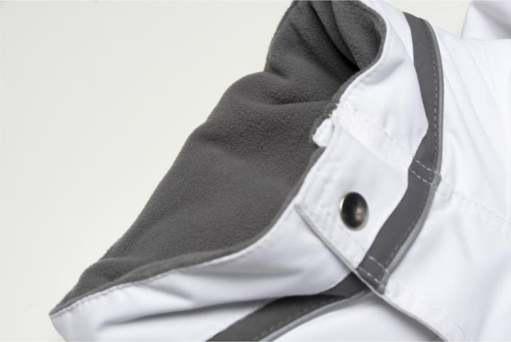 Planam unisex Arbeitsjacke PLALINE weiss, zink Grösse M (M)