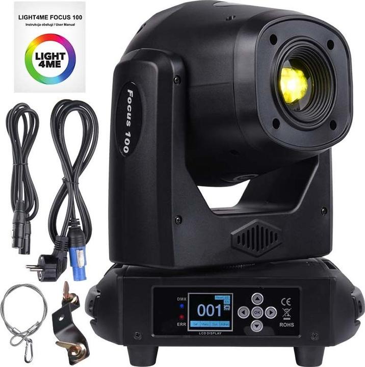 Produktbild Light4Me FOCUS 100 SPOT PRYZMA - Głowica ruchoma LED