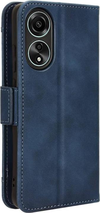 Image du produit Cover-Discount OPPO A78 4G - Etui avec de nombreuses poches pour cartes bleu foncé (Oppo A78)