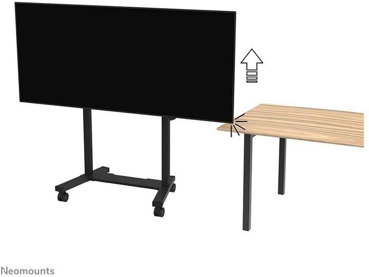 Produktbild Neomounts Rollwagen 1200x600 -160kg 75-115"/elektrisch höv/schwarz (115")