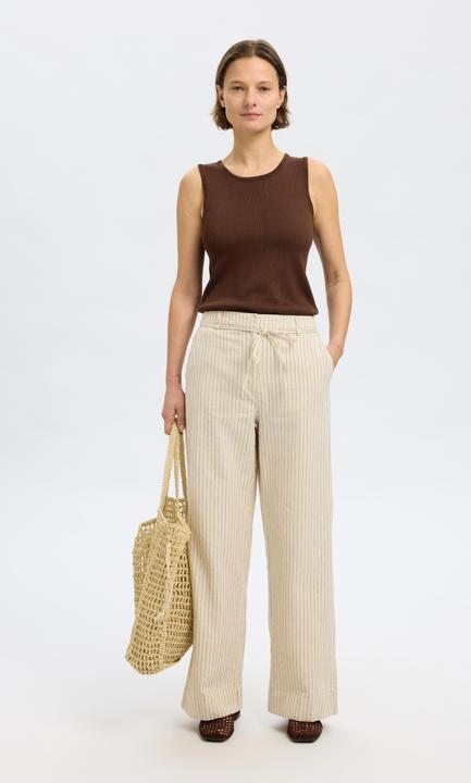 Immagine prodotto Selected Femme Hanfmix Hose mit weitem Bein (42)