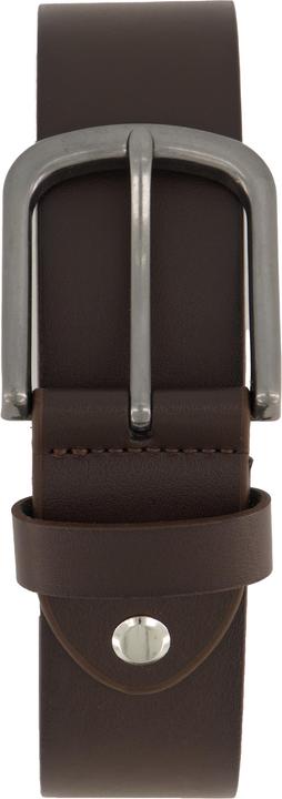 Actual product image JP1880 Belt, Leather Look, Metal Buckle, 4cm Wide, up to Size 170cm
