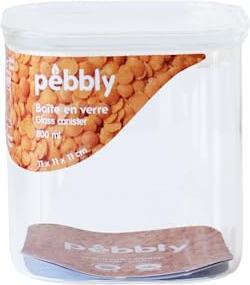 Actual product image Pebbly Storage jar (0.80 l)
