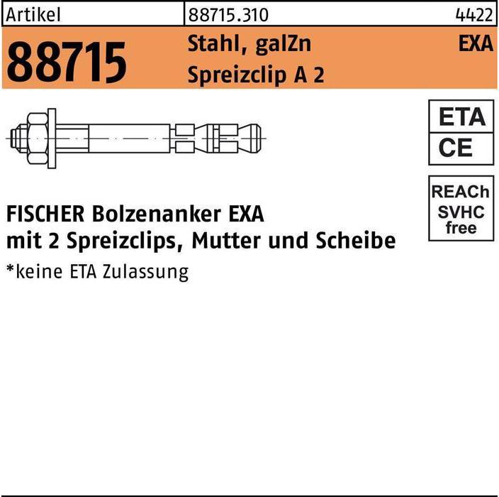 Actual product image Fischer Heavy-duty anchor R 88715 (100 pcs.)