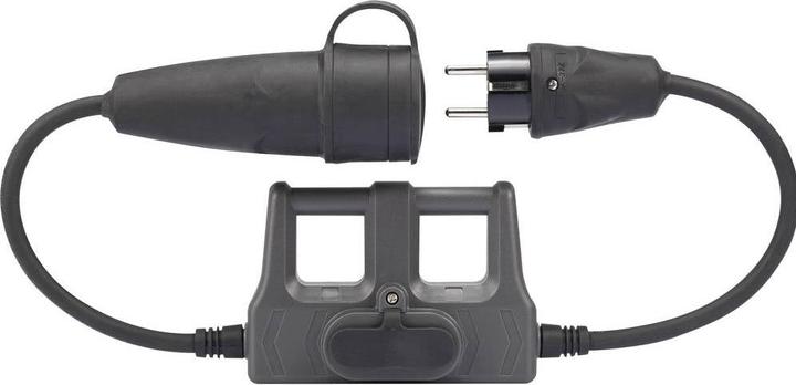 Produktbild Voltcraft Messadapter ( Schutzkontakt-Gummi-Stecker (Adapter)