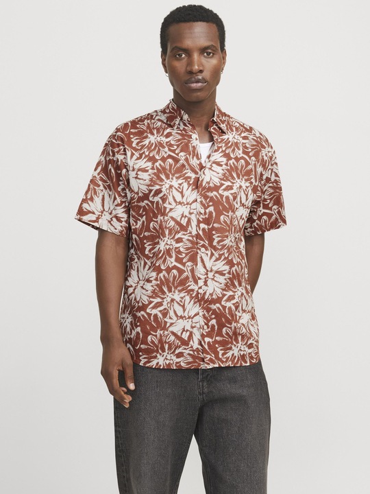 Image du produit Jack & Jones Jorjoshua Split Aop Shirt Ss Ln (XXL)