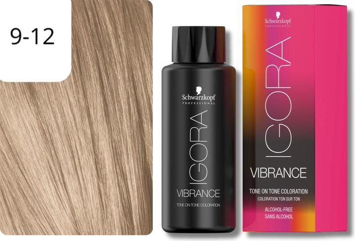 Produktbild Schwarzkopf Igora Vibrance - Cools 9-12 Extra Hellblond Cendré Asch (9-12 Extra Hellblond Cendré Asch)