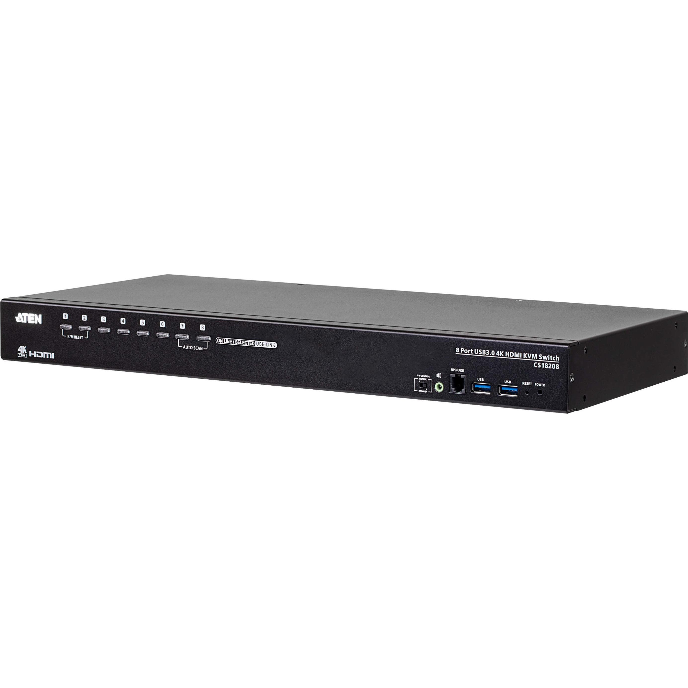 Aten KVM-Switch, HDMI, KVM Switch, Schwarz