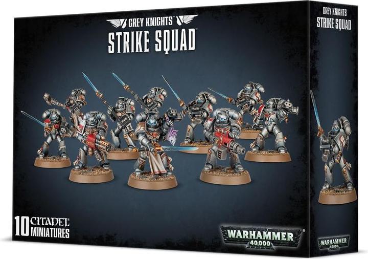 Produktbild Games Workshop Warhammer 40k - Grey Knights Strike Squad (Kunststoff)
