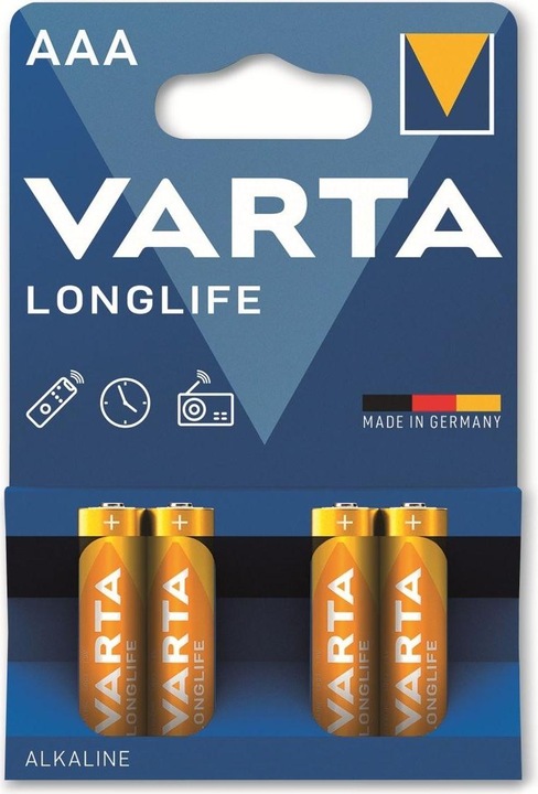 Productafbeelding Varta Longlife (4 Pcs., AAA, 1200 mAh)
