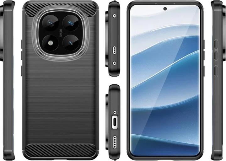 Immagine prodotto Screenguard Hülle Carbon Brushed Soft TPU (Xiaomi Redmi Note 14 Pro+ 5G)