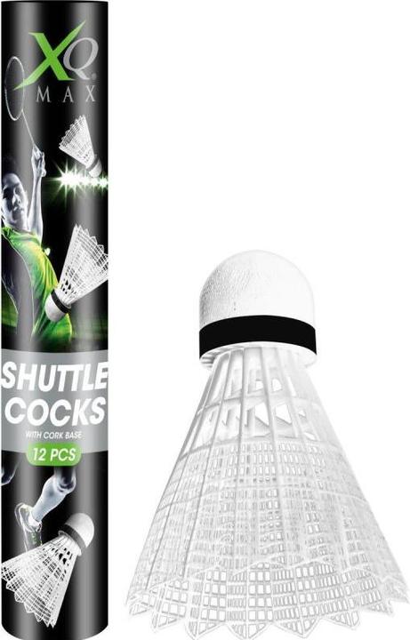 Actual product image FTM Badminton shuttle 12 pieces, white