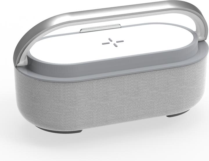 Livoo Enceinte LED chargeur induction rapide (4 h, Fonctionnement sur batterie)