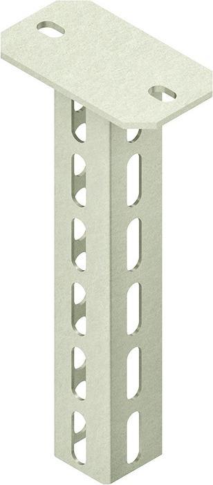 Niedax NIE HU5050/250 Barra sospesa con profilo a U 50x50x250mm zincata a caldo DIN EN ISO 1461