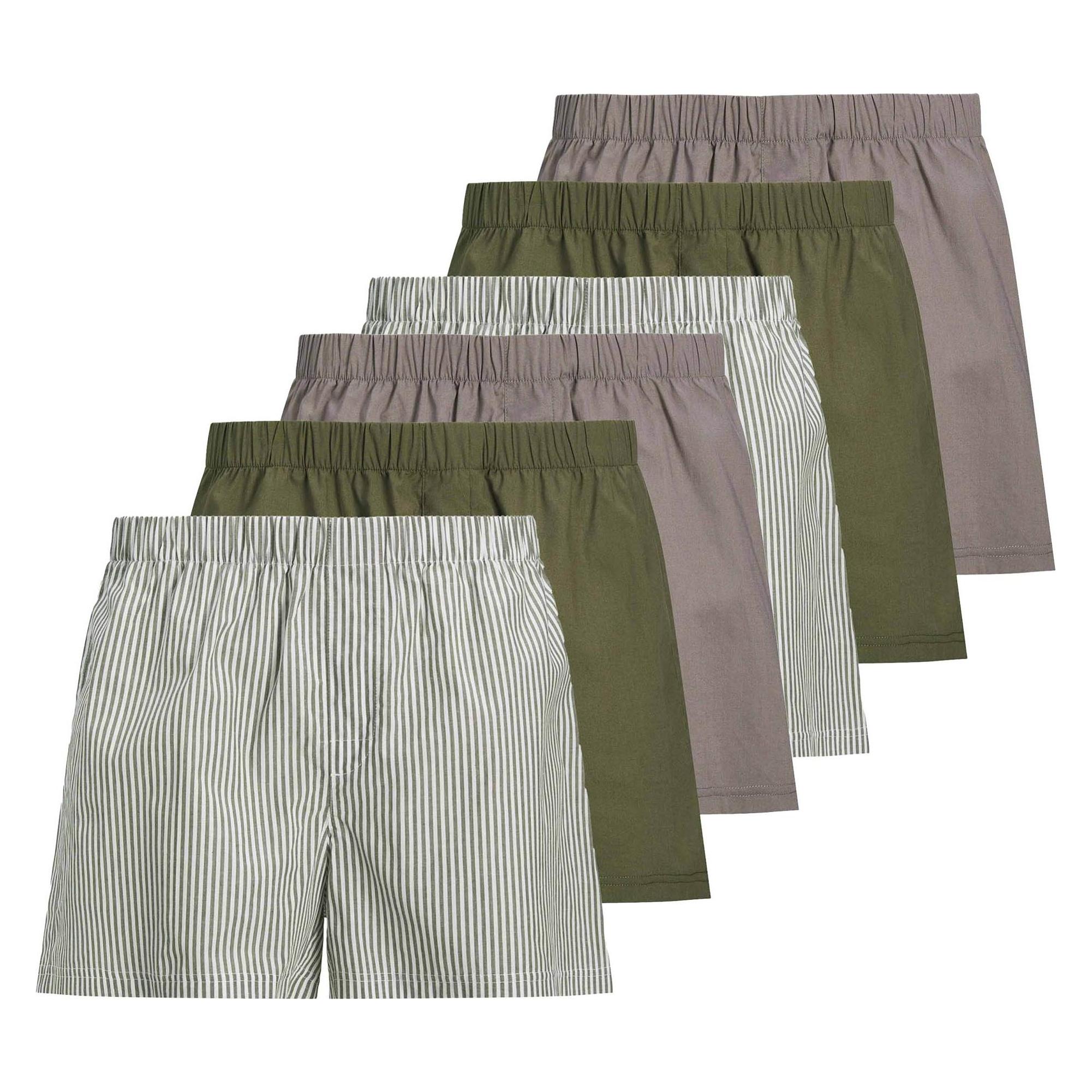 Jack & Jones, Herren, Unterhosen, Jacmilano Woven Boxers 6 Pack, Mehrfarbig, (Xl, 6er Pack)