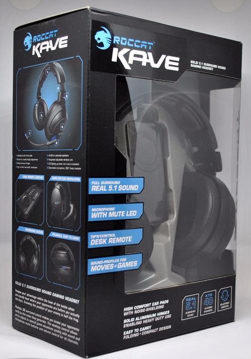 Produktbild Roccat Kave Solid 5.1 Gaming Headset (Kabelgebunden)
