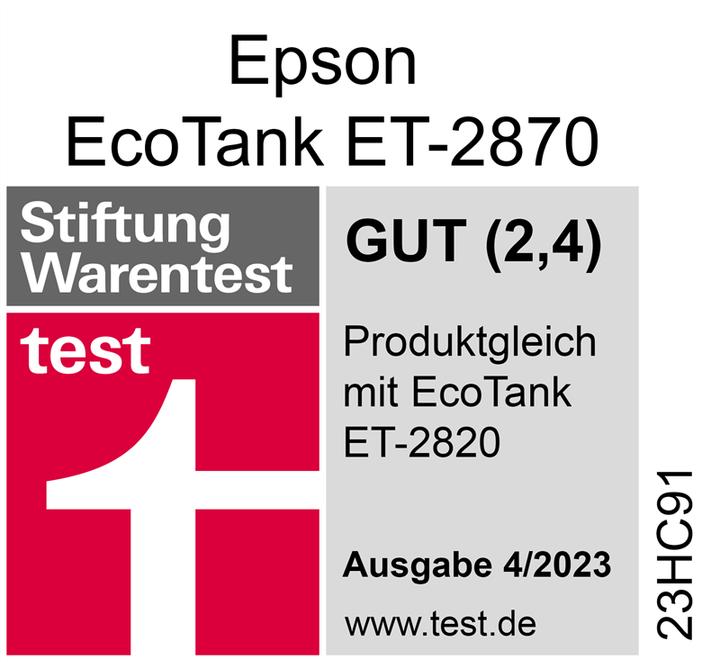 Actual product image Epson EcoTank ET-2870
