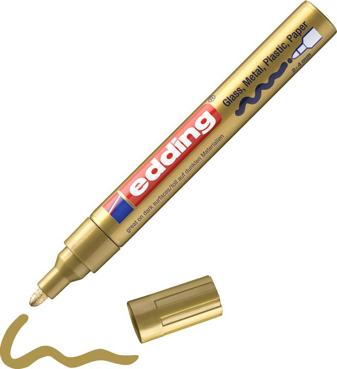 Produktbild Edding 750 Glanzlack-Marker (Gold, 4 mm, 1 x)