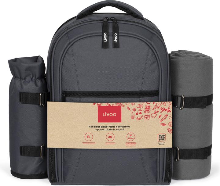 Image du produit Livoo sac à dos pique-nique pour 4 personnes