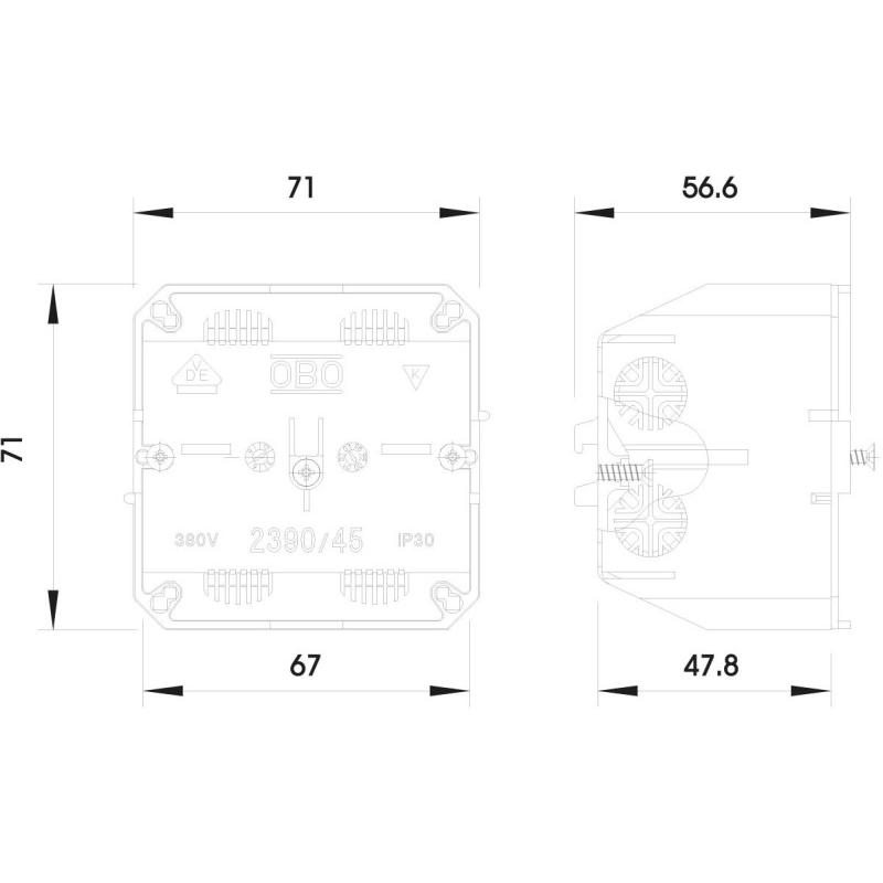 Thumbnail - OBO Bettermann, Abzweigdose, Gerätedose