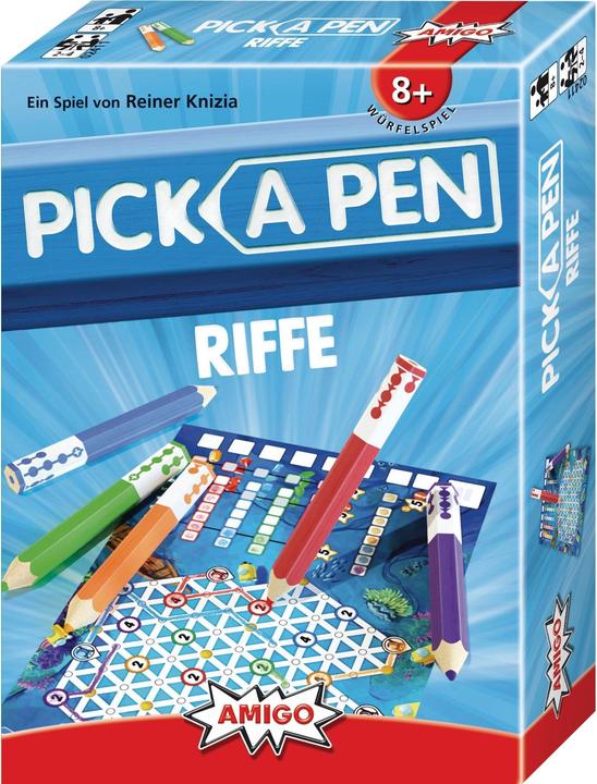 Amigo Pick a Pen: Riffe Roll + Write 2-4players 8+ (German)