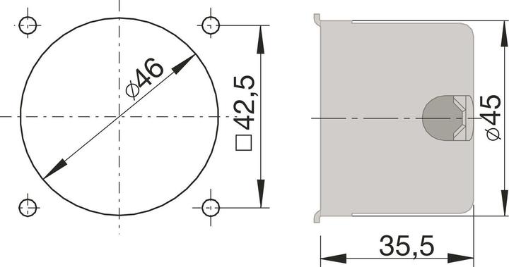 Actual product image Berker Integro Flow switch/cover polar white glossy + socket outlet polar white