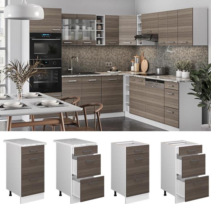 Produktbild Vicco R-Line mit Schubladen, AP Anthrazit (40 x 60 x 81.5 cm)