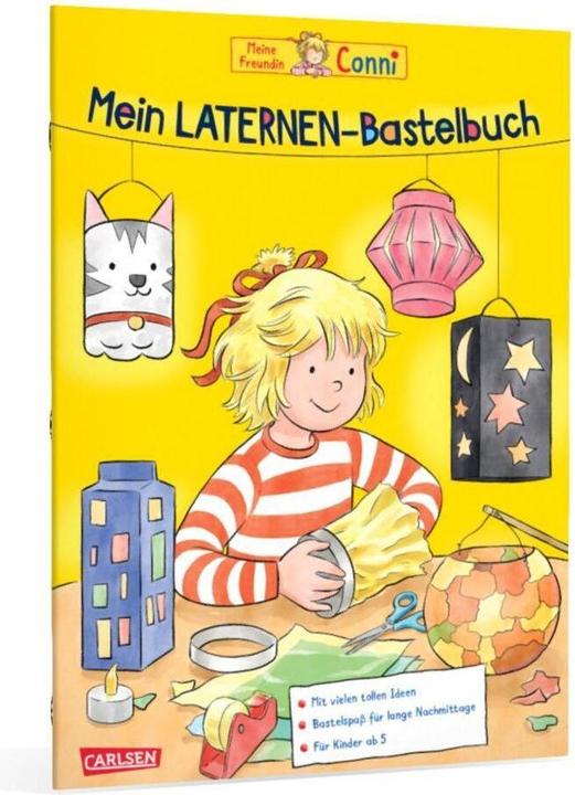 Immagine prodotto Conni Gelbe Reihe (Beschäftigungsbuch): Mein Laternen-Bastelbuch (Tedesco, Hanna Sörensen, Ulrich Velte, 2023)