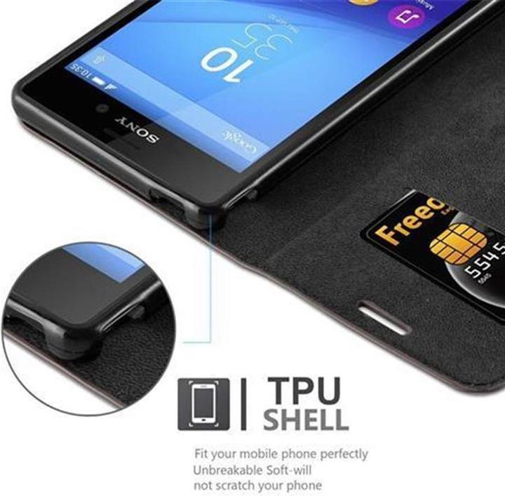 Productafbeelding Cadorabo Boek Onzichtbare Magneethoes (Xperia M4 Aqua)