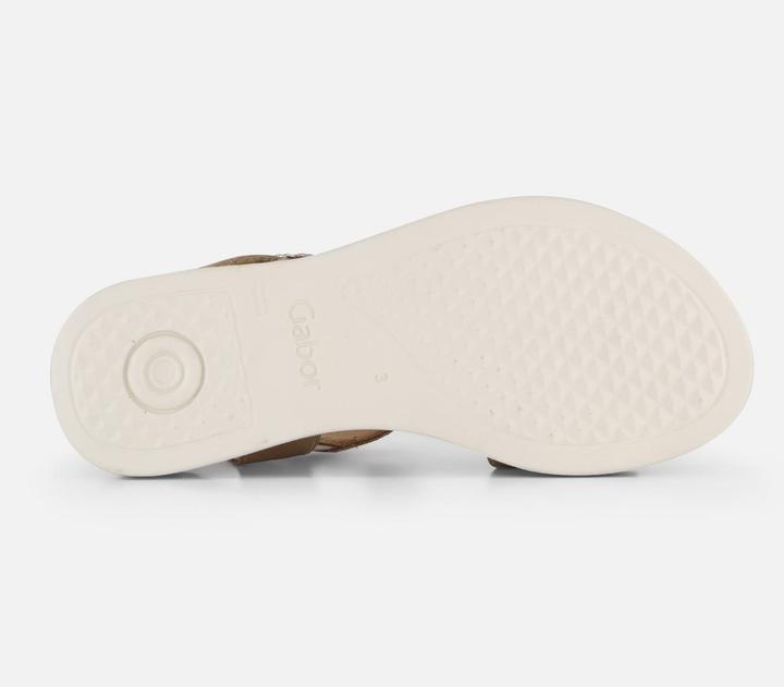 Productafbeelding Gabor Sandalen beige Leer - Dames - Maat 38.5 (38.5)