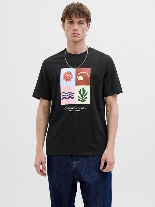 Actual product image Jack & Jones Gedruckt Rundhalsausschnitt T-shirt T-shirt (S)